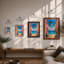 Tropical Passage Coastal - Framed Print-361869090-361869101