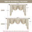 Cantonnière damassé beige-93535640