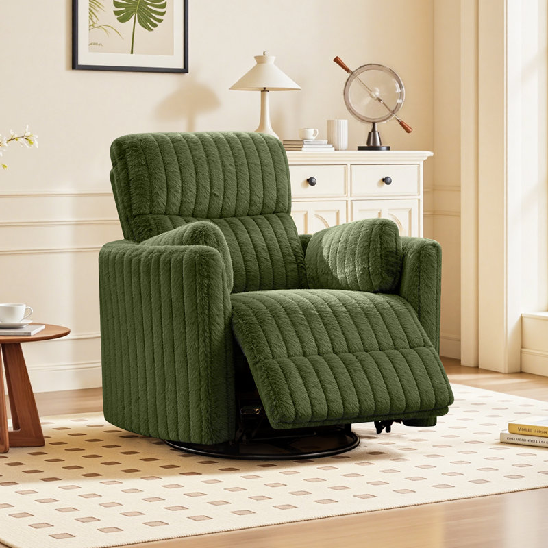 Fauteuil inclinable électrique pivotant l 40 po, Green