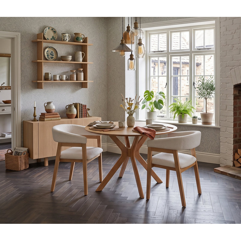 4 -Person Solid Wood Dining Set