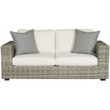 Michael Weiss Montclair 76" Wide Outdoor Rectangle Patio Sofa with Cushions