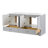 Emlyn 60.50" Double Bathroom Vanity with 2 Cabinets, 2 Drawers, and Cultured Marble Vanity Top-747907735