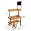 Haranu 55cm W Manufactured Wood Merchandiser with Wheels