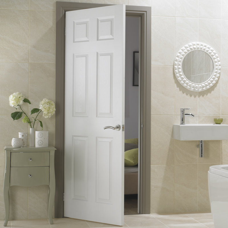 Internal Door Primed, 198.1 cm H x 83.8 cm W x 3.5 cm D