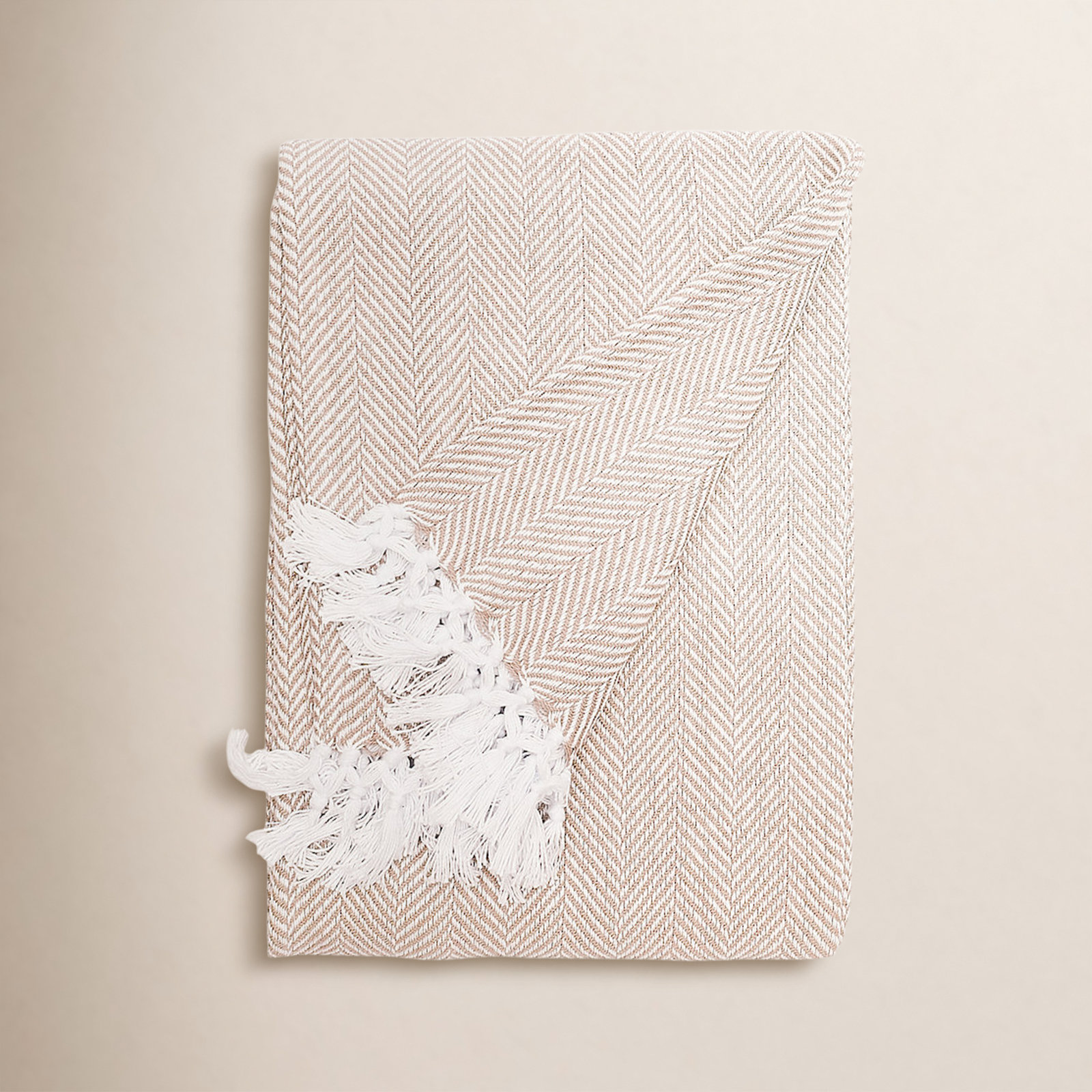 Lilith Cotton Throw Blanket, Rosewood