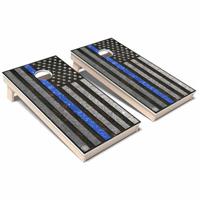 Ensemble de jeu de cornhole composite toutes saisons avec drapeau américain