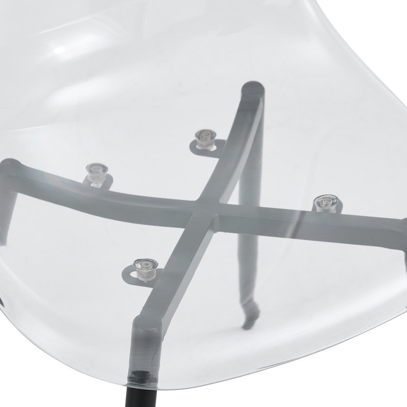Ensemble repas pour 8 personnes, Noir / transparent, 9, Transparent, noir