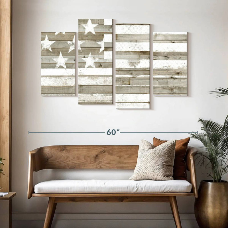 Drapeau Borges Rustic Americana