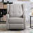 Wykoff 29.1'' Wide Modern Upholstered Manual Swivel and Rocker Standard Recliner with Wing Back-385181960