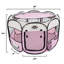 Parc pour animaux PETMAker, enclos pour chiots et petits chiens pliables d'intérieur et d'extérieur avec panneaux en filet, plateau à fermeture à glissière, sac de transport, cage de voyage légère pour le camping-20603127-20595978