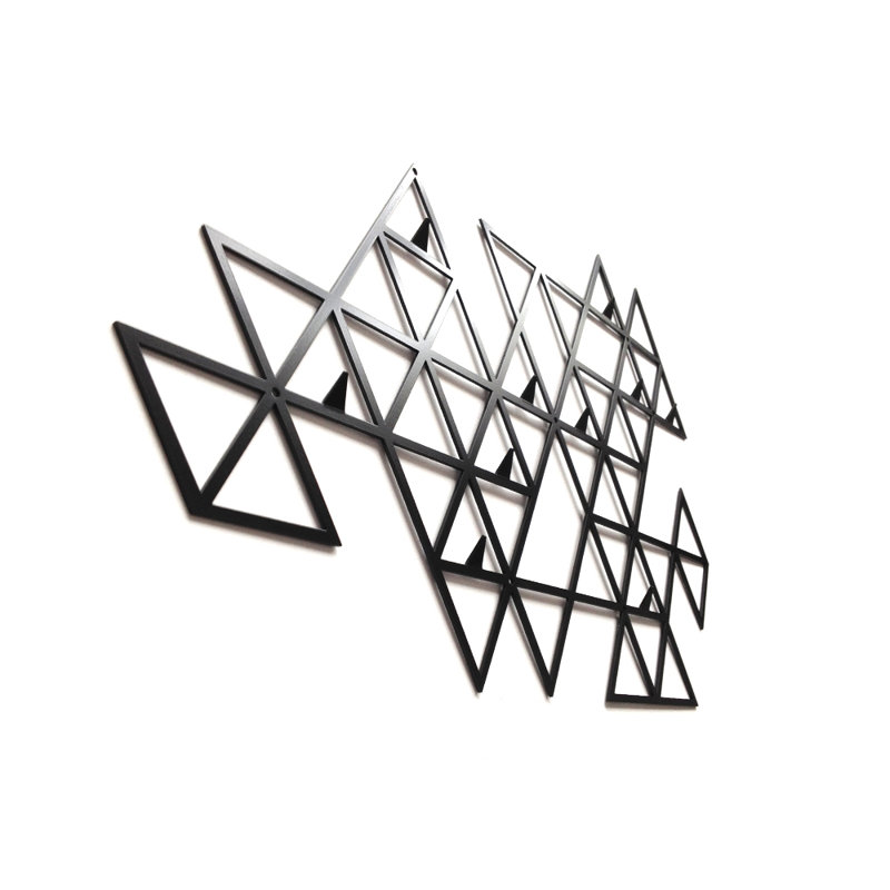 Gualdino Steel Wall 10 - Hook Wall Mounted Coat Rack