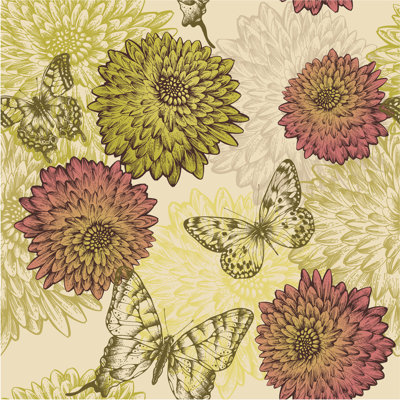 Gammerages Butterflies - Wrapped Canvas Print