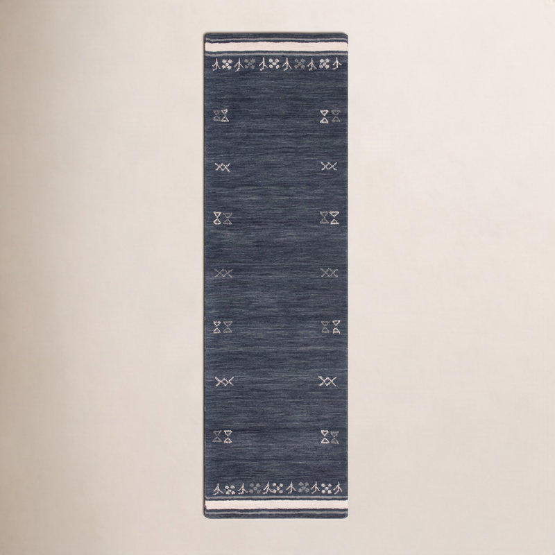 Santiago Hand-Loomed Wool Area Rug, Runner 2'3" x 8'