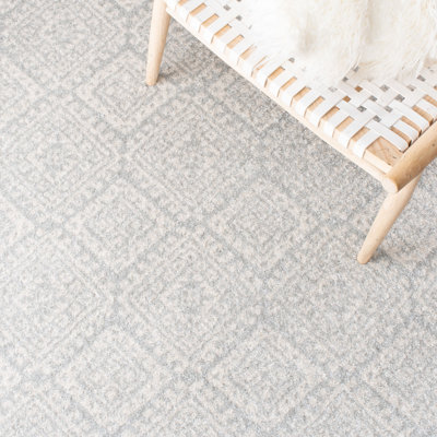 Lorenco Power Loom LightGray/Ivory Rug