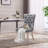 Almerinda Tufted Flax Upholstered Back Dining Chair-484154416-533324188