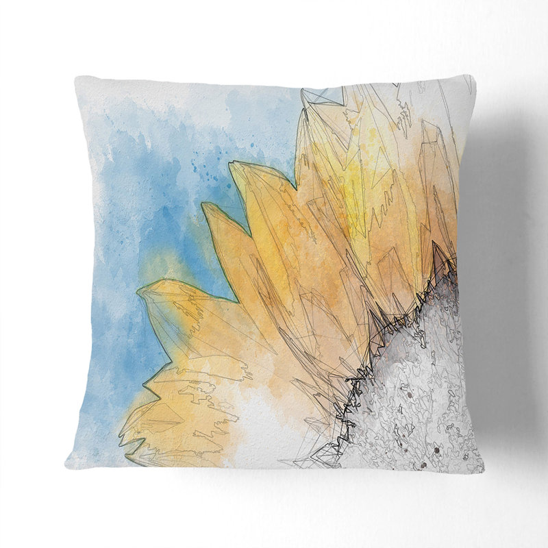 Square Throw Cushion, 55cm H x 55cm W x 20cm D