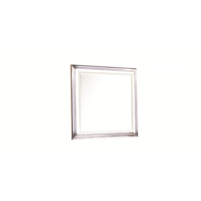Desire Mirror – LED-Lit Frame With Metallic Trim And Generous Viewing Surface For A Sophisticated And Functional Bedroom Accent (INCLUDES ONLY MIRROR)