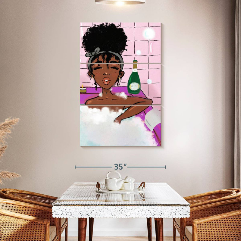 Leisha Just Relax, 57" H x 36" W