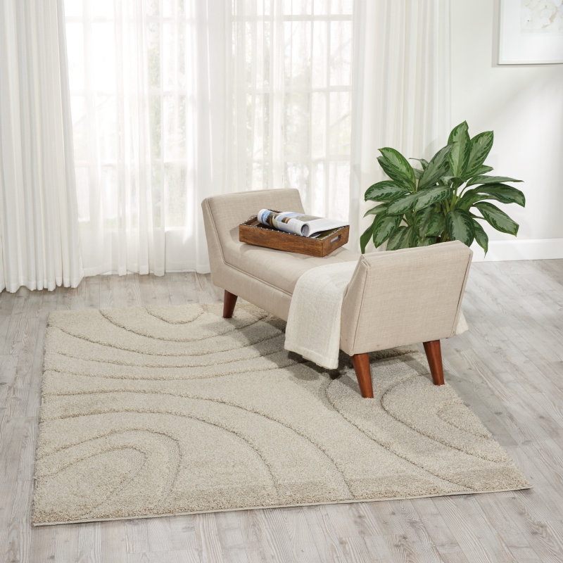 Allison Abstract Area Rug, Square 201cm