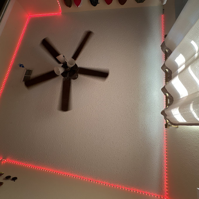 BLUE LED Strip Lights - SMD 5050, 300 LEDs Per Meter, For Kitchen Cabinets & Counters