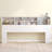 Modern Wood Bookcase Headboard with LED Lighting & Charging Station — Space-Saving Design for Queen & King Beds-1521460210-1521460209