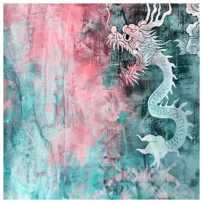 Édredon Dragon Bedding Mythical Boho Boho, Lit simple