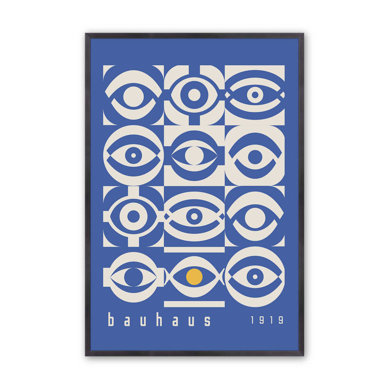 Imprimé quadrillé The Watchful, Zinc patiné, H 15,25 po x l 12,25 po