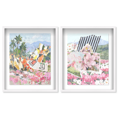 Tropic Bloom Set Framed Graphic Art
