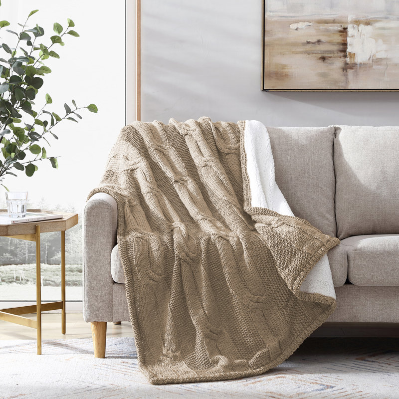 Edda Modern Throw, Khaki