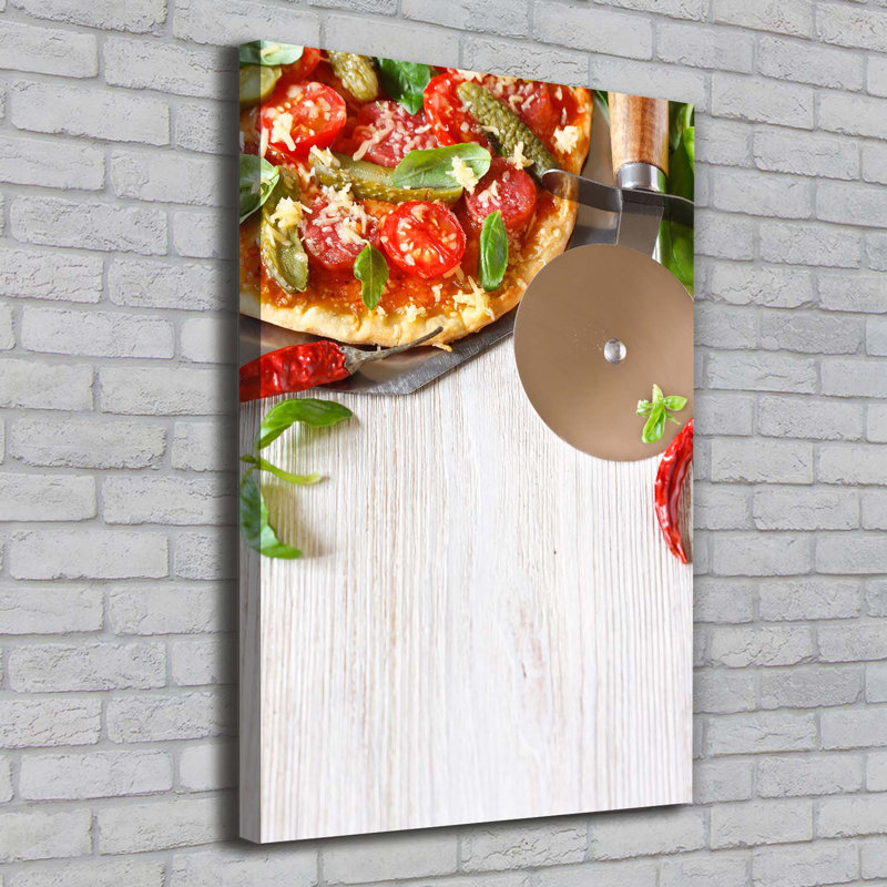 Pizza - Wrapped Canvas Print