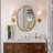 Irregular Wall Mirror Decorative, Asymmetrical Mirror For Wall Decor, Wavy Accent Mirrors