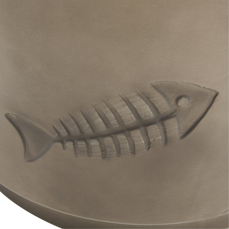 16'' MGO SIDE TABLE FISH PATTERN