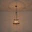 Luminaire suspendu pour îlot de cuisine 3 lumières avec verre conique-345672044