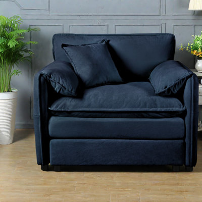 Spacious Chenille Sofas, Modern Modular Armchair For Home