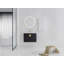 Meuble-lavabo mural de 28 pouces avec lavabo en céramique et armoire latérale, portes à fermeture en douceur pour un rangement silencieux et bien rangé-126233204