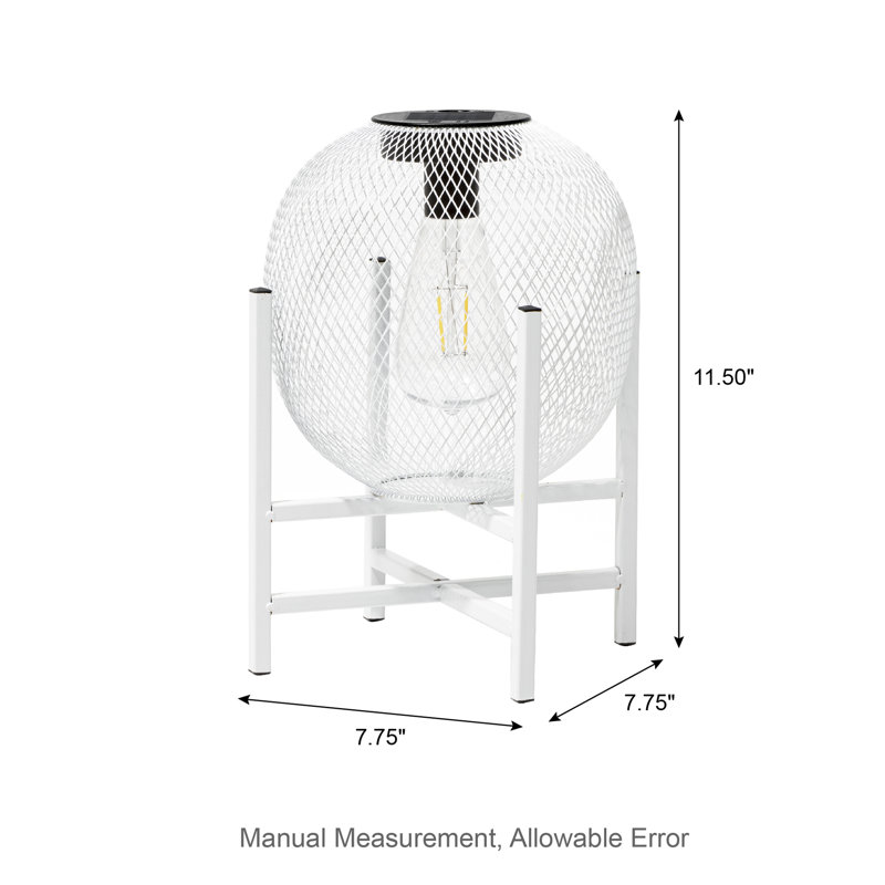 11.5'' Solar Powered Outdoor Lantern