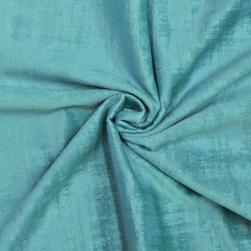 Textured Velvet Throw Pillow Cover, North Sea