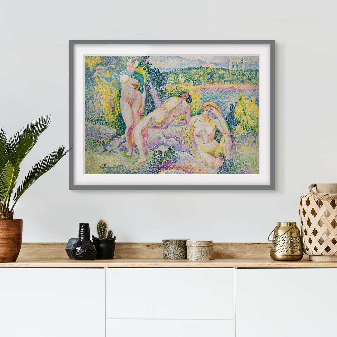 Gerahmter Kunstdruck Nymphs von Henri-Edmond Cross