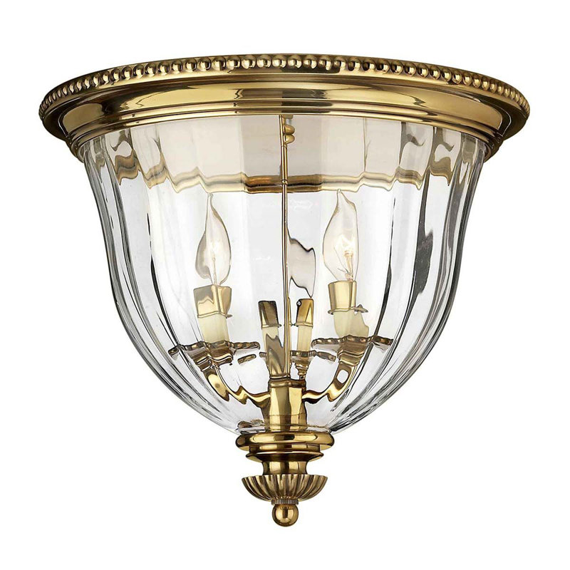 Baddesley Glass Flush Mount