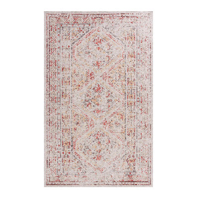 MAVAL Beige Washable Rug 2' X 3' Doormat Rug (Beige, 2' X 3')