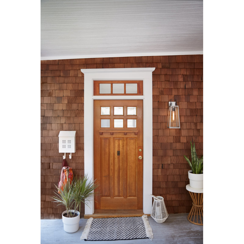 Kiwa Aluminum Wall Light, Gray, 19" H x 7" W x 8.5" D