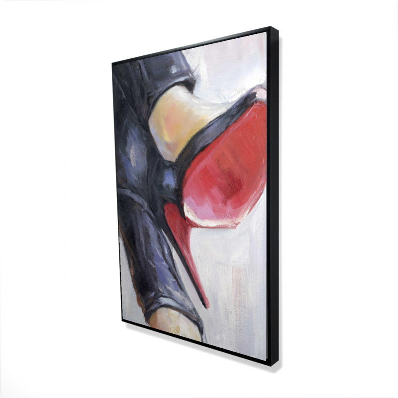 «Crossed Legs And High Heels» sur toile