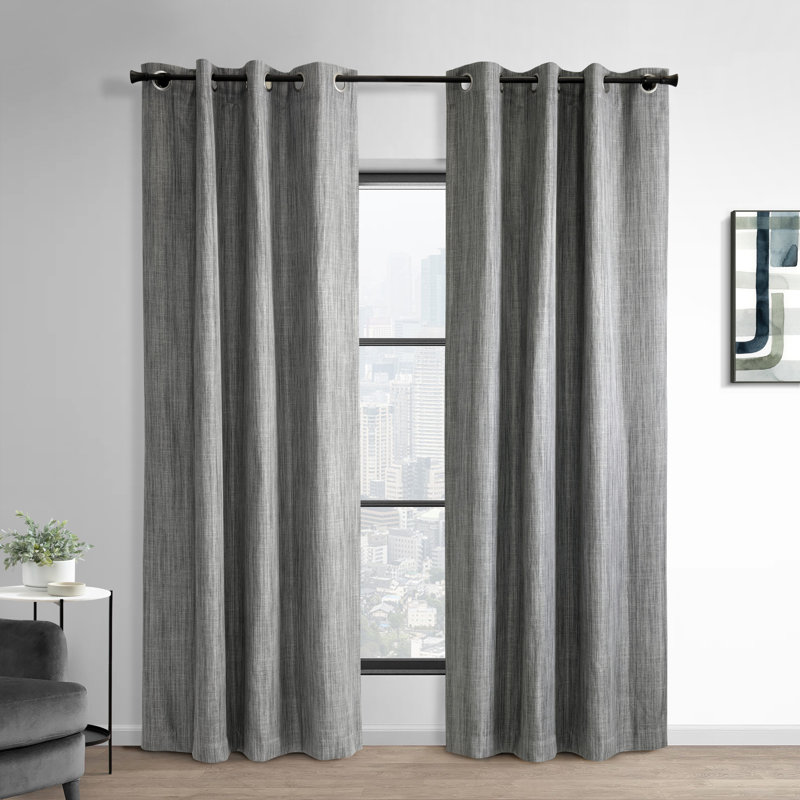 Tringle à rideaux simple en aluminium Nickolos