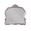 Miroir antique à finition platine