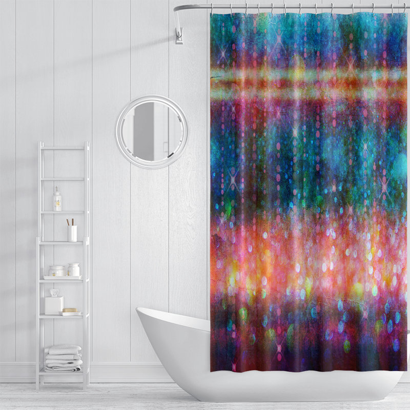 Rideau de douche simple Aidelyn, 70 po x 72 po