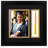 Malta Black Solid Wood Picture Frame with Mat