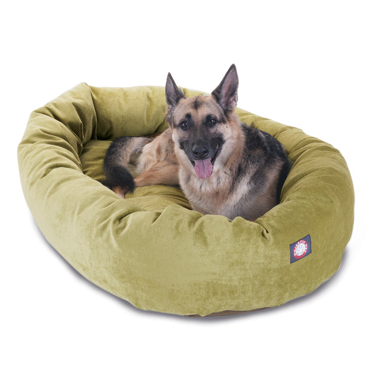 Lit ovale pour animal de compagnie, Pomme, Moyen (l 18 po x P 32 po x H 7 po)