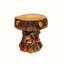 Tabouret de jardin en résine à motif animal