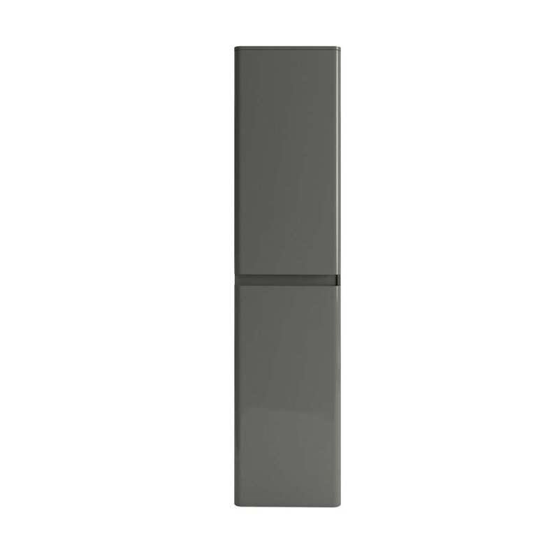 Scandinavian 40cm x 170cm Wall Mounted Cabinet, Dark Grey