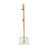 Marble Gold Jewelry Stand with Rectangular Base